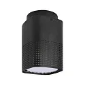 Nordlux Outdoor Deckenleuchte SIDARA, IP54 IK05, eckig, E27, Schirm perforiert, Seeluft-beständig, Aluminium, schwarz
