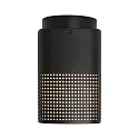 Nordlux Outdoor Deckenleuchte SIDARA, IP54 IK05, eckig, E27, Schirm perforiert, Seeluft-beständig, Aluminium, schwarz