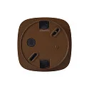 Nordlux Outdoor Deckenleuchte SIDARA, IP54 IK05, eckig, E27, Lichtaustritt perforiert, Seeluft-beständig, Aluminium, metallisch braun
