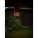 Nordlux Outdoor Deckenleuchte SIDARA, IP54 IK05, eckig, E27, Lichtaustritt perforiert, Seeluft-beständig, Aluminium, metallisch braun