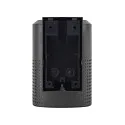 Nordlux Outdoor Wandleuchte SIDARA, IP54 IK05, eckig, E27, Schirm perforiert, Seeluft-beständig, Aluminium, anthrazit
