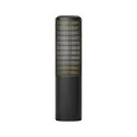 Nordlux Pollerleuchte SIDARA 45, IP44 IK05, eckig, 45cm, E27, Schirm perforiert, Seeluft-beständig, Aluminium, schwarz