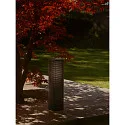 Nordlux Pollerleuchte SIDARA 45, IP44 IK05, eckig, 45cm, E27, Schirm perforiert, Seeluft-beständig, Aluminium, schwarz