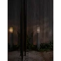 Nordlux Pollerleuchte SIDARA 95, IP44 IK05, eckig, 95cm, E27, Schirm perforiert, Seeluft-beständig, Aluminium, anthrazit