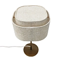 design for the people by Nordlux table lamp TAKAI E27 IP20, beige, brass 