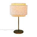 design for the people by Nordlux table lamp TAKAI E27 IP20, beige, brass 