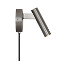 design for the people by Nordlux Wandstrahler MAKOTO, 1-flammig, G9, IP20, schwenk-/drehbar, satinchrom
