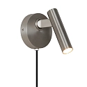 design for the people by Nordlux Wandstrahler MAKOTO, 1-flammig, G9, IP20, schwenk-/drehbar, satinchrom