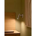design for the people by Nordlux Wandstrahler MAKOTO, 1-flammig, G9, IP20, schwenk-/drehbar, satinchrom