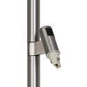 design for the people by Nordlux Stehlampe MAKOTO, 2-flammig, G9, IP20, schwenk-/drehbar, satinchrom