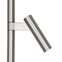 design for the people by Nordlux Stehlampe MAKOTO, 2-flammig, G9, IP20, schwenk-/drehbar, satinchrom