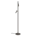 design for the people by Nordlux Stehlampe MAKOTO, 2-flammig, G9, IP20, schwenk-/drehbar, satinchrom