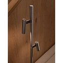 design for the people by Nordlux Stehlampe MAKOTO, 2-flammig, G9, IP20, schwenk-/drehbar, satinchrom