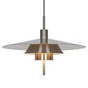 design for the people by Nordlux Pendelleuchte LATIKA, E27, IP20, chrom gebürstet