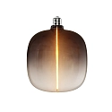 Nordlux LED Filament-Leuchtmittel DECO BEAM 18, ? 18.7cm / L 23.7cm, E27, 4W 1800K 100lm, schaltbar, rauchfarben