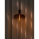 Nordlux LED Filament-Leuchtmittel DECO BEAM 21, Ø 21.5cm / L 16.5cm, E27, 3,4W 800K 60lm, schaltbar rauchfarben