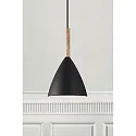 design for the people by Nordlux design for the people by Nordlux Pendelleuchte PURE 20, Höhe 35cm, Schirm Ø 20cm, Pendel 300cm, E27, Schwarz