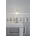 Nordlux Nordlux Tischleuchte SIV 2, E27, Marmor, weiß