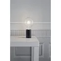 Nordlux Nordlux Tischleuchte SIV 2, E27, Marmor, schwarz