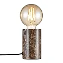 Tischleuchte SIV MARBLE, E27, IP20, braun