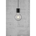 Nordlux Nordlux Pendelleuchte SIV, E27, Marmor, schwarz