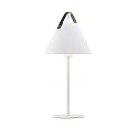design for the people by Nordlux design for the people by Nordlux Table lamp STRAP, height 55cm, shade Ø 25cm, E27, white