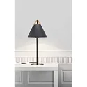 design for the people by Nordlux Table lamp STRAP, height 55cm, shade Ø 25cm, E27, black