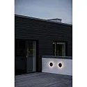 Nordlux Nordlux LED Außenwandleuchte ARTEGO ROUND, IP54,  Ø/T 15/5 cm, 10W 3000K 572 120°, parallel verbindbar, schwarz