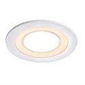 Nordlux Nordlux LED Decken-Einbauleuchte CLYDE 8, IP20, Ø 8.2cm, 3-Stufen-MOODMAKER Schaltung, weiß, 5.5W 2700K 350lm 120°