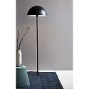 Nordlux Stehleuchte ELLEN 40, IP20, Ø 40cm / Höhe 140cm, E27, 150cm Textilkabel mit Fußschalter, schwarz / Metall-Schirm