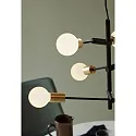 Nordlux Pendant luminaire JOSEFINE, 6x E27, IP20, black matt/brass
