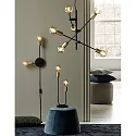 Nordlux Wall luminaire JOSEFINE, 2x E27, IP20, black matt/brass