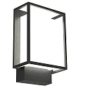 Nordlux LED Außenwandleuchte NESTOR, IP44, 8W 2700K 550lm 120°, schaltbar, schwarz / Diffusor weiß