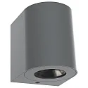 LED Outdoor Wandleuchte CANTO 2, IP44, 12W 3000K 500lm 2x120°, grau