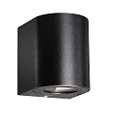 LED Outdoor Wandleuchte CANTO 2 UP/DOWN, 10,6W, 3000K, 500lm, CRI>80, IP44, seaside schwarz