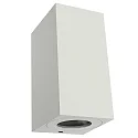 Outdoor Wandleuchte CANTO MAXI KUBI 2, IP44, 2x GU10, weiß