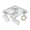 Nordlux Aufbau-Strahler FRIDA, 4-flammig, 4x GU10, IP20, dreh- und neigbar, weiß