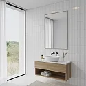 Nordlux LED Bad-Deckenleuchte OJA 29 DIM, IP54, 17W 2700K 1600lm 120°, dimmbar, Holzfolie