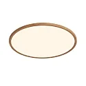 LED Bad-Deckenleuchte OJA 42 DIM, IP54, 24W 2700K 2150lm 120°, dimmbar, Holzfolie