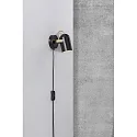 Nordlux Wandstrahler LOTUS, E14, IP20, schwarz/gold