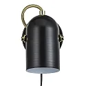 Nordlux Wandstrahler LOTUS, E14, IP20, schwarz/gold