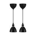 Nordlux Nordlux Pendelleuchte RAY, 2-flammig, 2x E14, IP20, schwarz