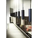 Nordlux Pendelleuchte MIB 6, GU10, IP20, schwenk-/drehbar, chrom, schwarz