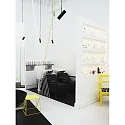 Nordlux Pendelleuchte MIB 6, GU10, IP20, schwenk-/drehbar, chrom, schwarz