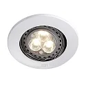 Nordlux Nordlux Recessed spot MIXIT, GU10, IP23, incl. 2 mounting rings, brushed steel