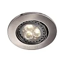 Nordlux Nordlux Recessed spot MIXIT, GU10, IP23, incl. 2 mounting rings, brushed steel
