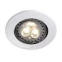 Nordlux Nordlux Recessed spot MIXIT, GU10, IP23, incl. 2 mounting rings, brushed steel