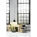 design for the people by Nordlux Pendelleuchte STRAP 36, E27, IP20, schwarz
