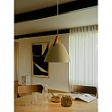 design for the people by Nordlux Pendelleuchte STRAP 36, E27, IP20, sandfarbig