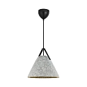 design for the people by Nordlux Pendelleuchte STRAP 36, E27, IP20, hellgrau